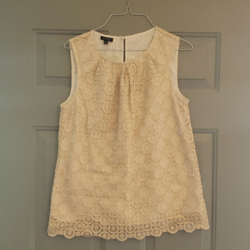 Talbots sleeveless blouse